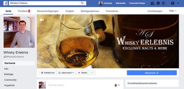 Whisky ERLEBNIS auf Social Media