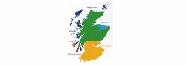 Whisky Karte Schottland