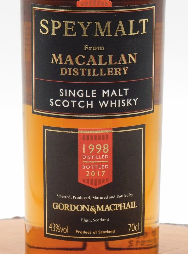 Macallan Speymalt 1998/2017 19 Jahre 43% (G&M)