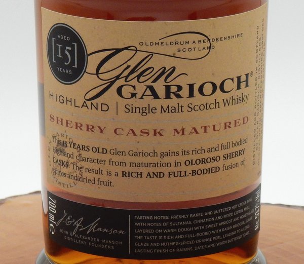Glen Garioch Sherry Cask 15 Jahre 53,7%