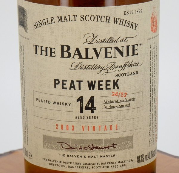 Balvenie 14 Jahre Peat Week 48,3%