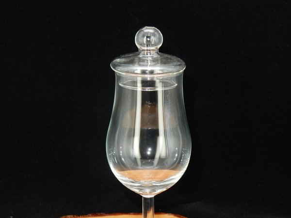 Knopfdeckel, Glasdeckel für Whisky Nosing Gläser