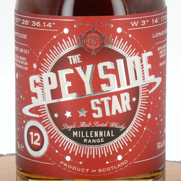 The Speyside Star - Millennial Range BR001 50% (North Star Spirits)