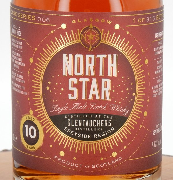 Glentauchers 10 Jahre 2008/2018 #006 59,2% (North Star Spirits)