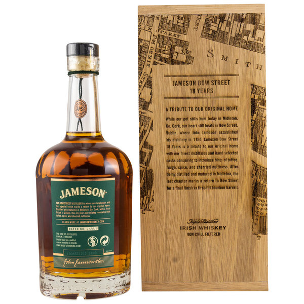 Jameson 18 Jahre Bow Street Cask Strength 55,1% (Irland / Irish Whiskey)
