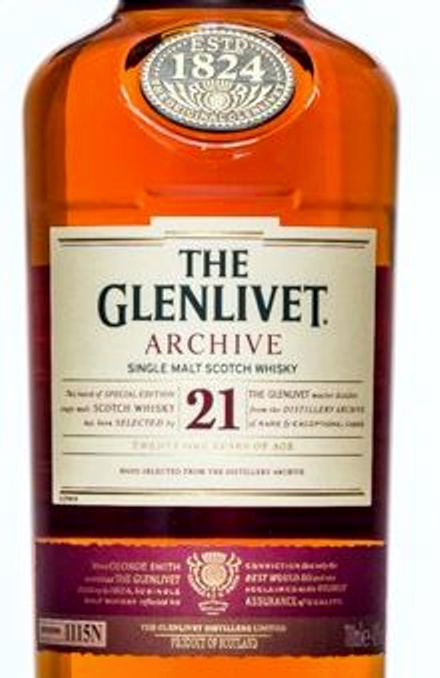 Glenlivet 21 Jahre Archive 43%