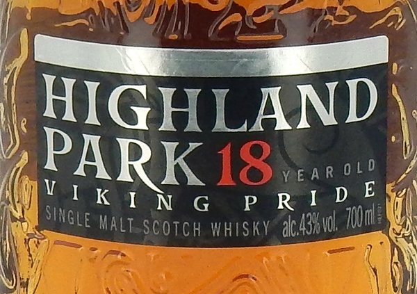 Highland Park 18 Jahre Viking Pride 43% (Neues Design)