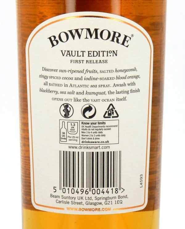 Bowmore Vault Edition No. 1 First Release 51,5%