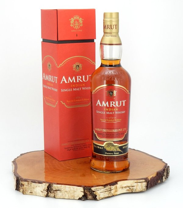 Amrut Madeira Finish - Indian Single Malt 50%  (Indien)