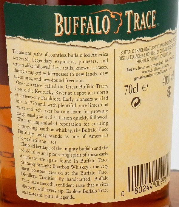 Buffalo Trace 40% (Bourbon/USA)