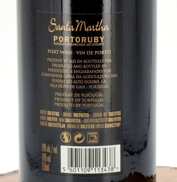 Santa Martha - Porto Ruby 19% (Stark / Portwein)