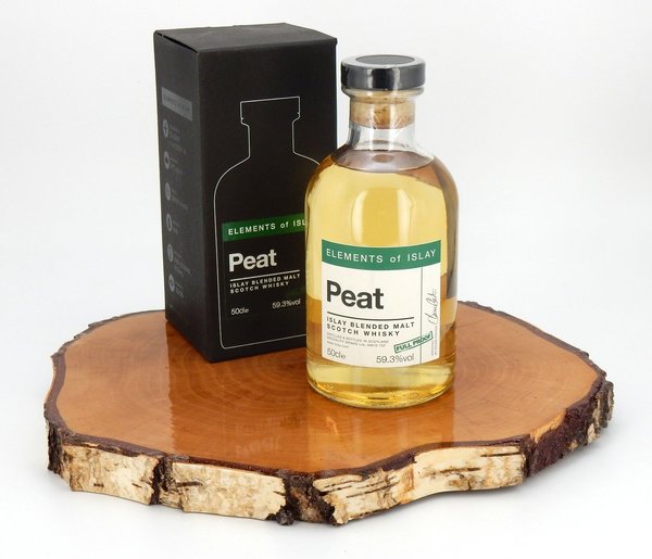 Peat Full Proof - Islay Blended Malt Scotch Whisky - Elements of Islay 59,3% (Elixir Distillers)