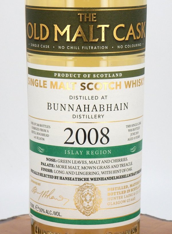 Bunnahabhain 2008/2019 The Old Malt Cask 50% (Hunter Laing)