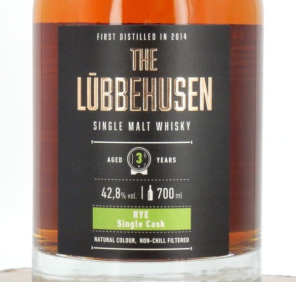The Lübbehusen Rye Single Cask 42,8% (Deutschland)
