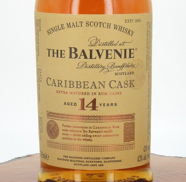 Balvenie 14 Jahre Caribbean Cask 43%