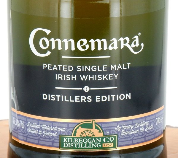 Connemara Distillers Edition 43% (Geschenkeset mit Gläsern)