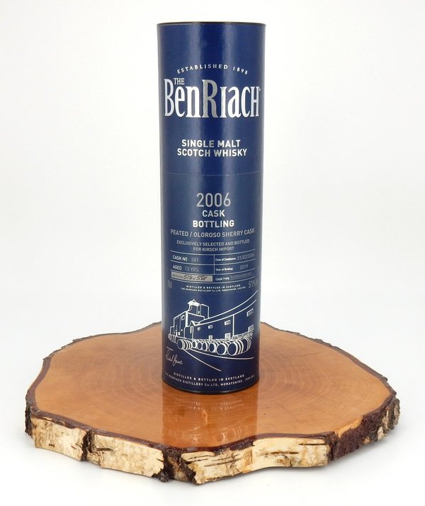 Benriach 2006/2019 Peated Oloroso Sherry Butt Cask #581 57,1%