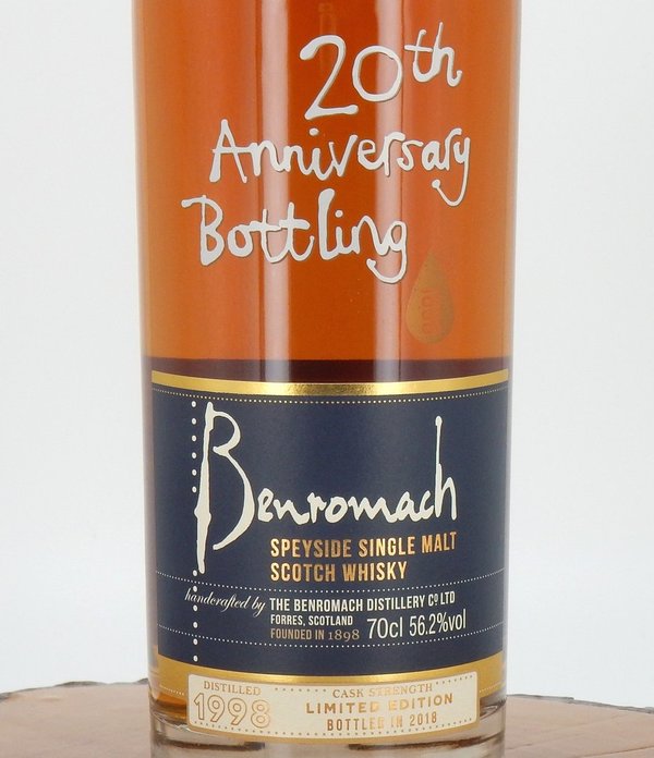 Benromach 1998/2018 20th Anniversary Bottling 56,2%