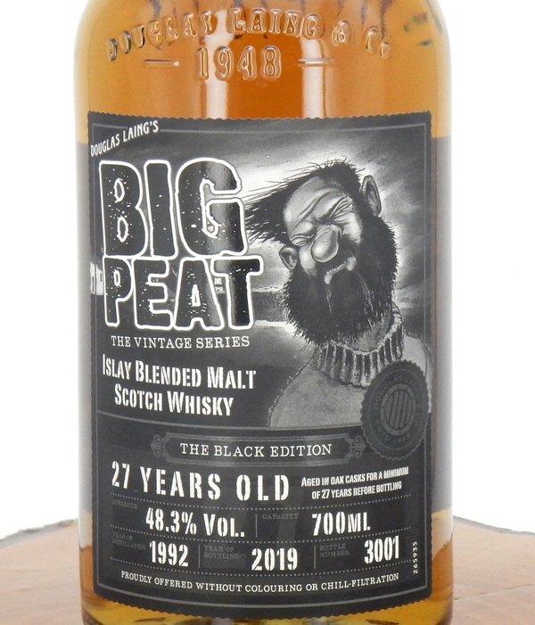 Big Peat 1992/2019 27 Jahre The Black Edition 48,3% (Douglas Laing)