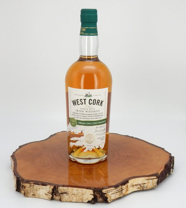 West Cork Single Malt Virgin Oak Cask Finish 43% (Irland / Irish Whiskey)