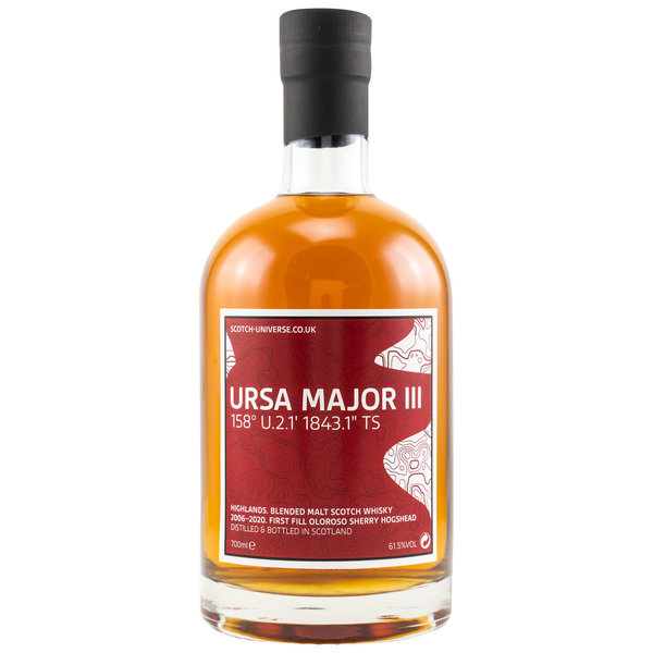URSA MAJOR III 158° U.2.1 18431.1" TS - 61,5% (Scotch Universe)