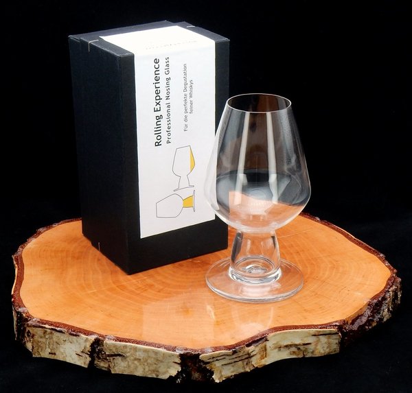 Professional Nosingglas "Rolling Experience" Tasting Kelch, Stielglas (Whisky Erlebnis)