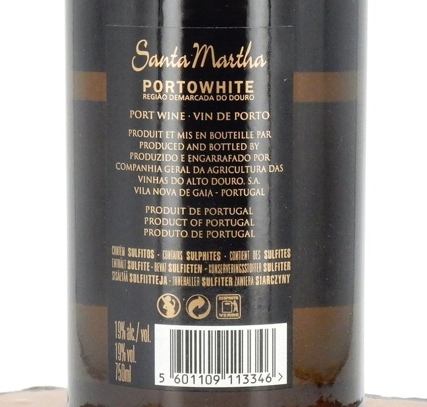 Santa Martha - White Port 19% (Stark / Portwein)