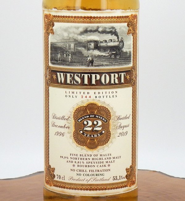 Westport 1996/2019 22 Jahre Old Train Line #2453 53,1% (Jack Wiebers)