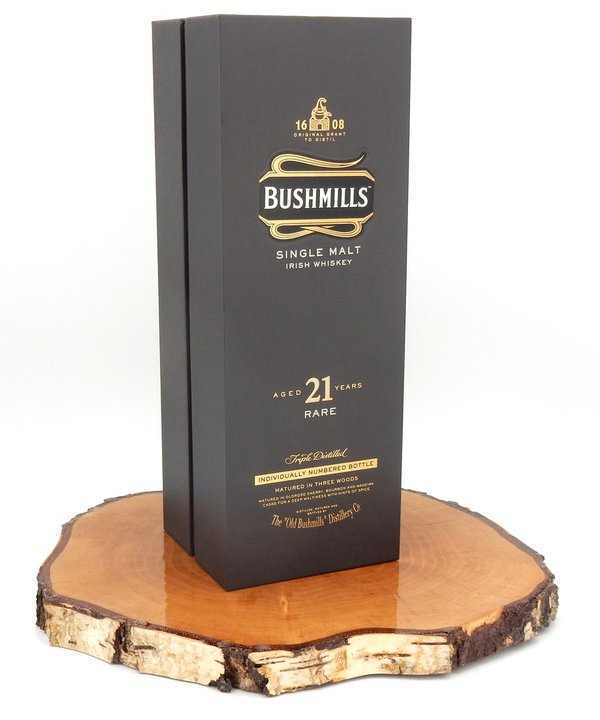 Bushmills 21 Jahre Rare, Matured in Three Woods 40% (Irish Whiskey)