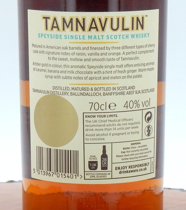 Tamnavulin Sherry Cask 40%