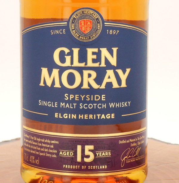 Glen Moray 15 Jahre American & Sherry Cask 40%