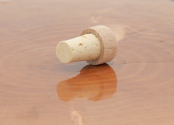 Holzgriffkorken Typ S- minus Spitzkorken aus Naturkork (10-13mm)