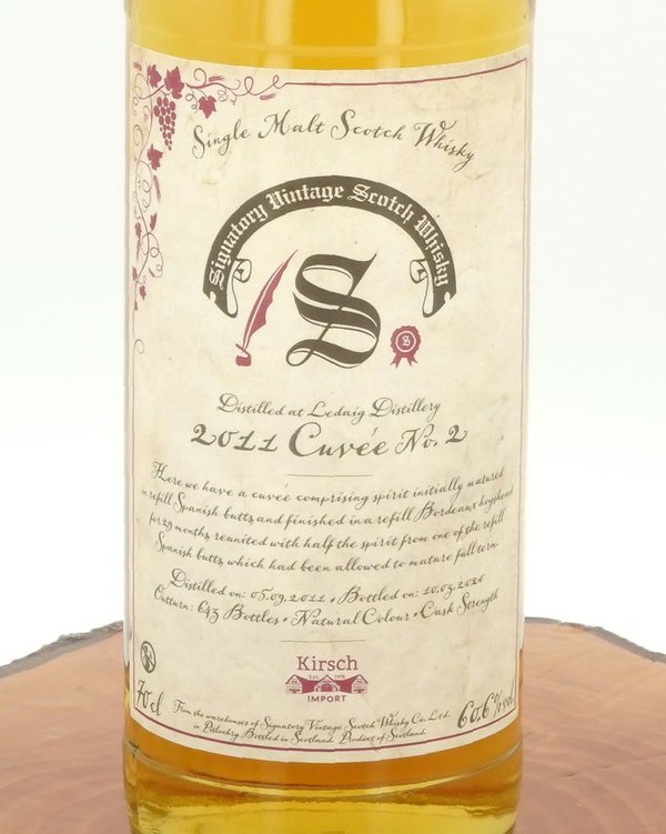 Ledaig 2011/2020 Cuvee #2 Sherry/Bordeaux CS 60,6% (Signatory Vintage)