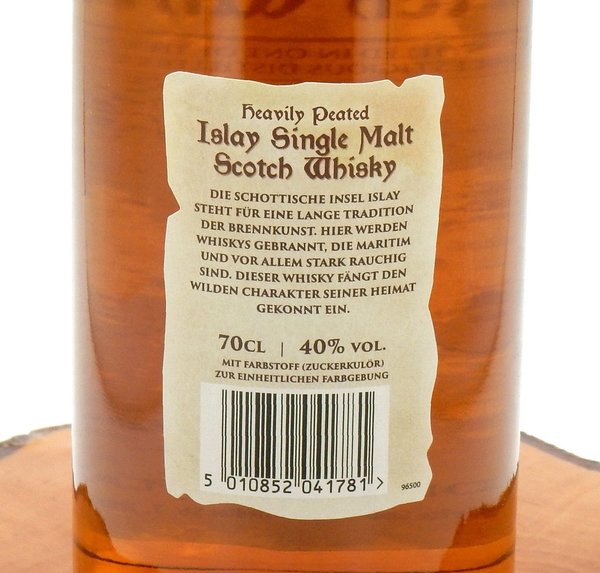 Map of Islay Single Malt Scotch Whisky - Heavily Peated 40%