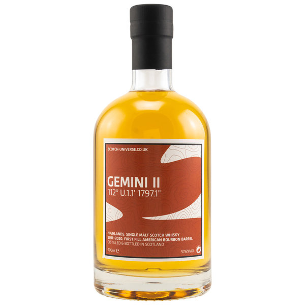 Gemini II 112° U.1.1' 1797.1'' 2011/2020 57,6% (Scotch Universe)