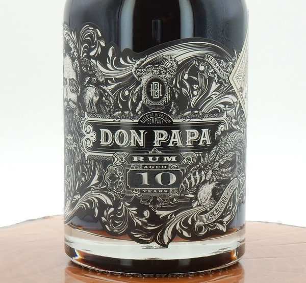 DON PAPA 10 Jahre 43% (Rum) (Metalldeckel)