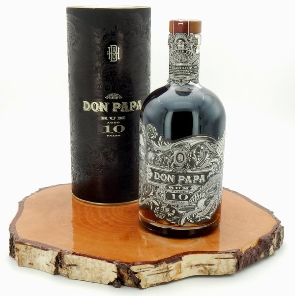 DON PAPA 10 Jahre 43% (Rum) (Metalldeckel)