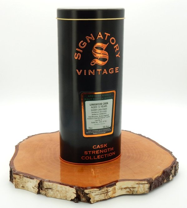 Linkwood 2006/2020 13 Jahre Fresh Sherry Butt Finish Cask #9 58,4% (Signatory Vintage)