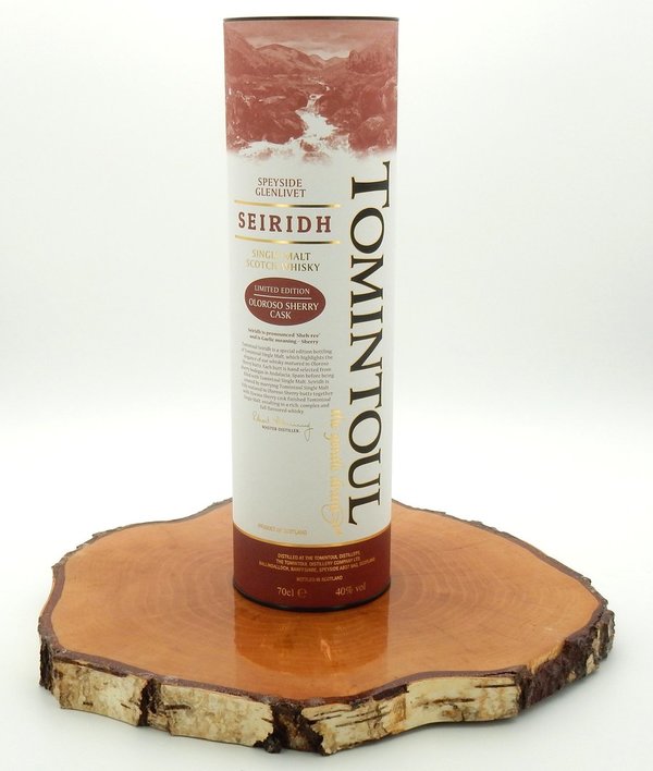 Tomintoul Seiridh Oloroso Sherry Cask 40%