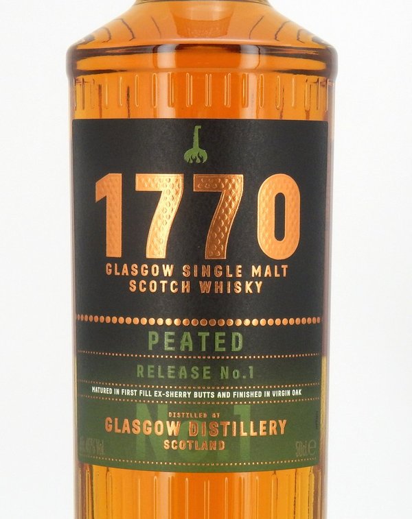 1770 Glasgow Peated - Release No. 1 46% (andere Ausstattung/0,5L)