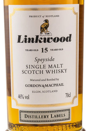 Linkwood 15 Jahre Distillery Label Neue Range 2021 mit 46% (Gordon & MacPhail)