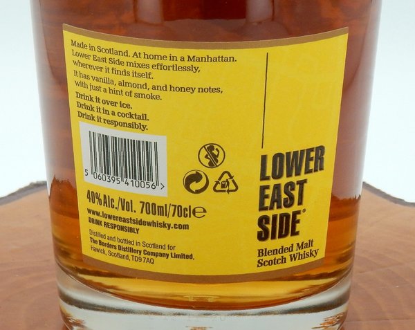 Lower East Side Blended Malt Scotch Whisky 40%