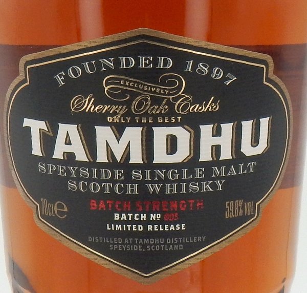 Tamdhu Batch Strength No.5 Sherry Cask 59,8%
