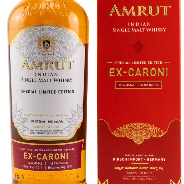 Amrut 2014/2020 Ex-Caroni Rum Cask Limited Edition #5145 60% (Specially Kirsch Import/Indien)