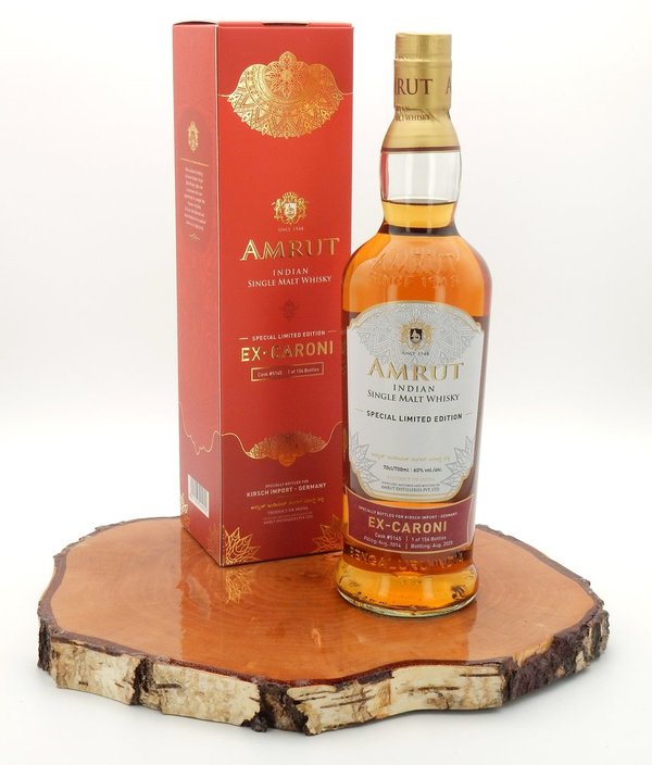 Amrut 2014/2020 Ex-Caroni Rum Cask Limited Edition #5145 60% (Specially Kirsch Import/Indien)