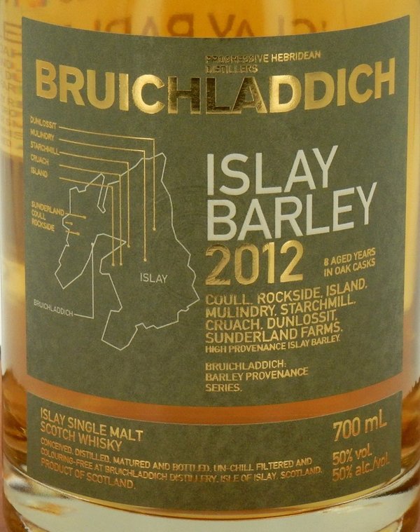 Bruichladdich Islay Barley 2012/2020 50%