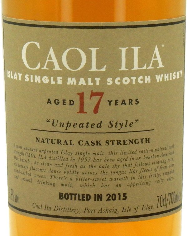 Caol Ila 17 Jahre Unpeated Diageo Special Releases 2015 55,9%