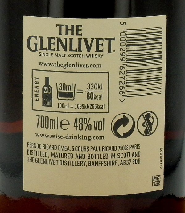 Glenlivet 12 Jahre Illicit Still 48%