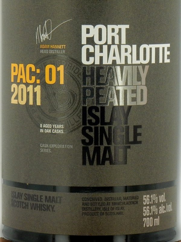 Port Charlotte 2011/2021 PAC:01 Heavily Peated 56,1% (Bruichladdich)
