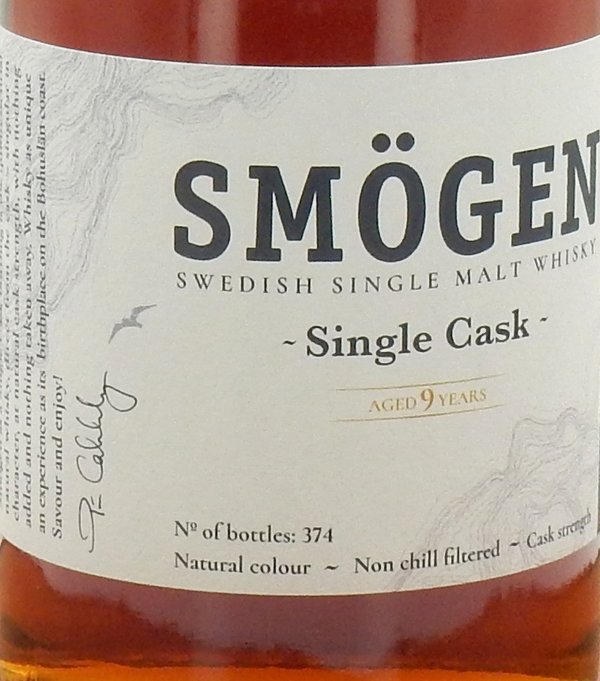 Smögen 2011/2021 Single Cask # 24/2011 58,1% (Schweden)
